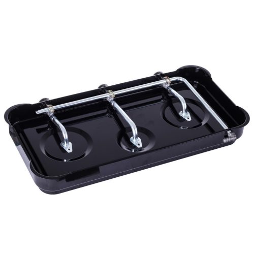 Aragaz Camping Portabil cu 3 Arzătoare, 5.5 kW