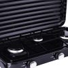 Aragaz Camping Portabil cu 3 Arzătoare, 5.5 kW