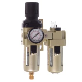   Set Pregătire Aer 12 mm cu Filtru, Regulator și Lubrificator