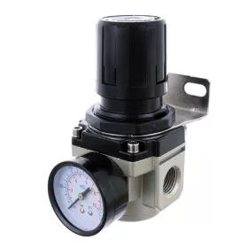   Regulator de presiune 1/2" AR4000-04CH cu manometru, 0,5-10 bar, 4000 l/min