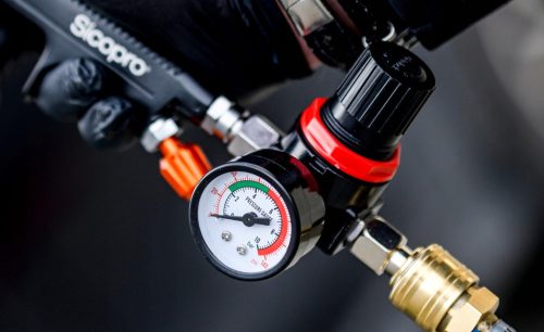 Regulator de Presiune Pneumatic cu Membrană 1/4" pentru Pistol Vopsit