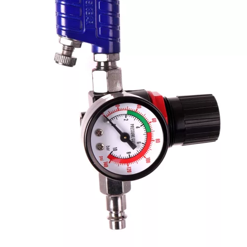 Pistol de Pulverizare HVLP Profesional TECHNIC 1.4mm + 1.7mm, cu Regulator