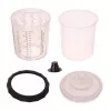 Set Profesional Pahare Amestec Vopsea, 11 buc, 650ml, Filtru 190 Micron