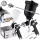 Set Pistol de Vopsit TC TECHNIC HVLP, 3 Duze (0.8, 1.4, 1.7 mm), Rezervoare 125/600ml