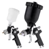 Set Pistol de Vopsit TC TECHNIC HVLP, 3 Duze (0.8, 1.4, 1.7 mm), Rezervoare 125/600ml