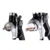 Set Pistol de Vopsit TC TECHNIC HVLP, 3 Duze (0.8, 1.4, 1.7 mm), Rezervoare 125/600ml