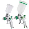 Set Pistoale de Pulverizare HVLP cu 3 Duze (0.8, 1.4, 1.7mm)