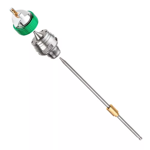 Set Pistoale de Pulverizare HVLP cu 3 Duze (0.8, 1.4, 1.7mm)
