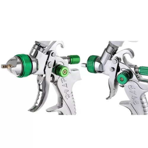 Set Pistoale de Pulverizare HVLP cu 3 Duze (0.8, 1.4, 1.7mm)