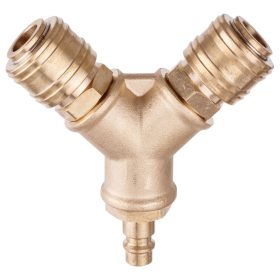 Distribuitor Aer Pneumatic din Alamă 1/2 inch cu 2 Ieșiri