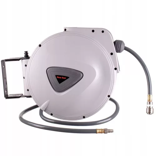 Sistem Automatizat Derulare Furtun Pneumatic 15m, 18 bar, cu Cuple Rapide