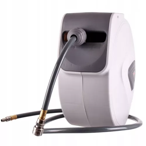 Sistem Automatizat Derulare Furtun Pneumatic 15m, 18 bar, cu Cuple Rapide