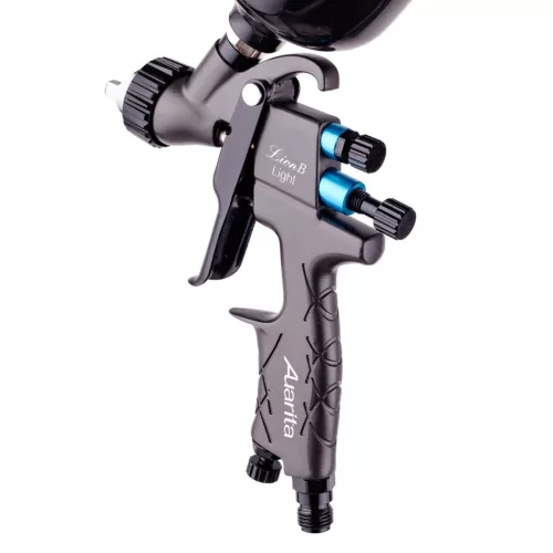 Pistol de Pulverizare Mini HVLP Auarita Lion B, Duza 0.8mm, Rezervor 250ml