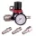 Regulator de presiune pneumatic AR2000 cu manometru și cuplaje rapide 1/4 inch
