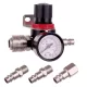 Regulator de presiune pneumatic AR2000 cu manometru și cuplaje rapide 1/4 inch