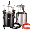 Pistol de Vopsit Sub Presiune 20L Inox cu Mixer și Duza 1.8mm