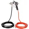 Pistol de Vopsit Sub Presiune 20L Inox cu Mixer și Duza 1.8mm