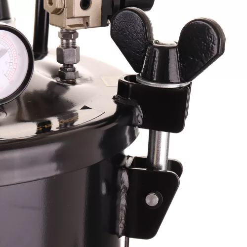 Pistol de Vopsit Sub Presiune 20L Inox cu Mixer și Duza 1.8mm