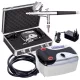 Set Compresor Aerograf HS08-3AC-SKA pentru Modelism și Body Art, 0.2 mm, 1.72 bar