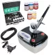 Set Compresor Aerograf HS08-3AC-KA, Duză 0.3mm Modelaj