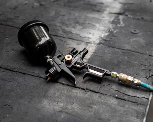 Pistol de vopsit profesional ITALCO FÉNY 2 HVLP 1.3mm Negru