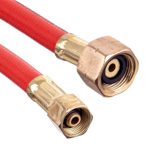 Furtun Gaz Propan-Butan 5m, Conexiune Dublă Filetată, Cilindri 11kg, 10 Bari