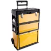 Ladă de Unelte pe Roți, Modulară cu 3 Secțiuni, Oțel și ABS