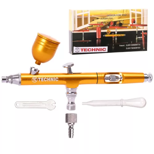 Aerograf Profesional B-130P, Duza 0.3 mm, Efect Dublu