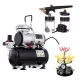 Set Airbrush Modelism cu Compresor AS186, Duza 0.8mm