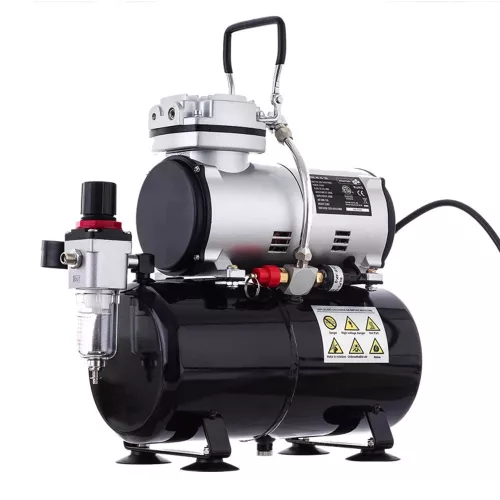 Set Airbrush Modelism cu Compresor AS186, Duza 0.8mm