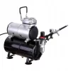 Set Profesional Compresor Aerograf FENGDA AS-186KP cu Rezervor 3L și Aerograf BD-130
