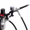 Set Profesional Compresor Aerograf FENGDA AS-186KP cu Rezervor 3L și Aerograf BD-130