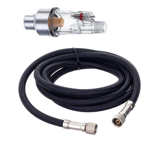 Set Mini Compresor și Aerograf Profesional, Duză 0,2mm, 25 PSI, 230V