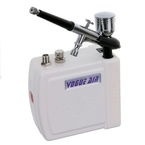Set Mini Compresor și Aerograf Profesional, Duză 0,2mm, 25 PSI, 230V