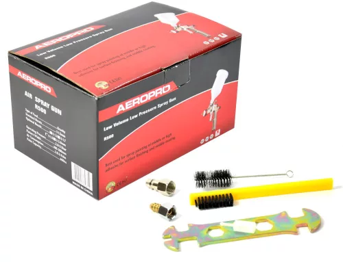 Pistol de vopsit AEROPRO LVLP R500, duză 1.3 mm, rezervor 600 ml