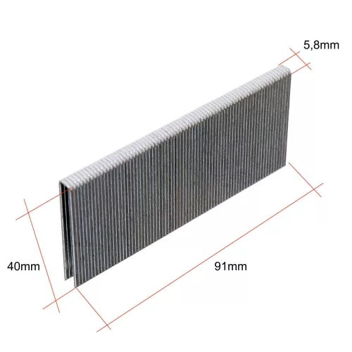 Capse Mobilier Oțel Zincat Tip 90, Calibru 18, 40mm, 2500 buc