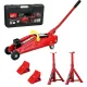 Set Cric Hidraulic – Torin NAGY PIROS 820050, 2 Tone, cu Cutie de Depozitare și Accesorii