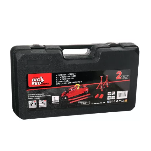 Set Cric Hidraulic – Torin NAGY PIROS 820050, 2 Tone, cu Cutie de Depozitare și Accesorii