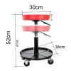 Scaun Rotativ de Atelier Big Red TR6100A, Înălțime Reglabilă