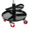Scaun Atelier Big Red TRH6201J, cu Roți și 2 Compartimente, H max 52 cm
