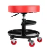 Scaun Atelier Big Red TRH6201J, cu Roți și 2 Compartimente, H max 52 cm