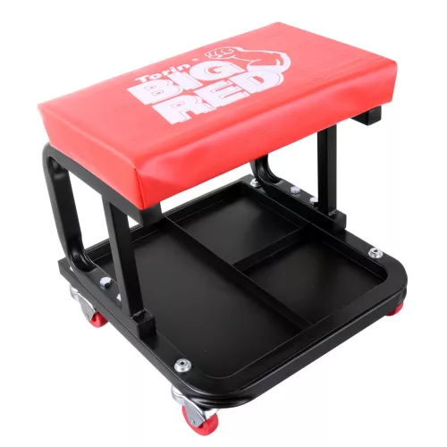 Scaun de Atelier cu Suport de Unelte și Roți cu Rulmenți Big Red TR6100A