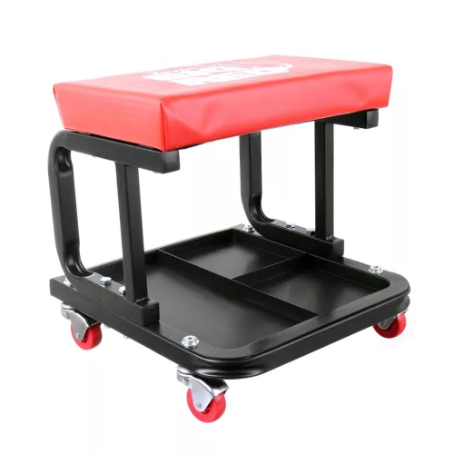 Scaun de Atelier cu Suport de Unelte și Roți cu Rulmenți Big Red TR6100A