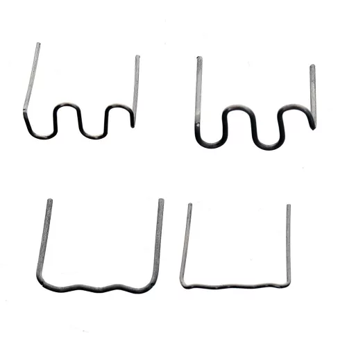 Kit Agrafe Sudură Plastic, 800 buc, Diverse Forme, 0.6/0.8mm