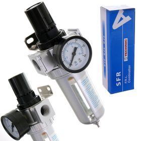   Filtru și Regulator de Presiune AFR80-40, 40 Micron, Conexiune 1/2", 10 bari