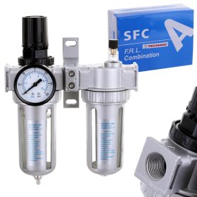   Regulator Filtru Aer Ulei Compresor AFRL80, 1750 l/min, 1/2"