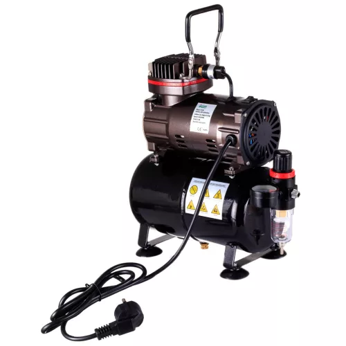 Compresor Aerograf Profesional TC Technic TC-80T, fără ulei, 3 Litri