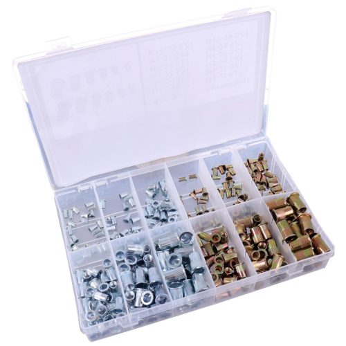 Set Nituri Orb Oțel și Aluminiu M3-M10, 300 Bucăți