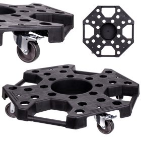   Cărucior Depozitare și Transport Roți Auto, 4 Roți, 150 kg