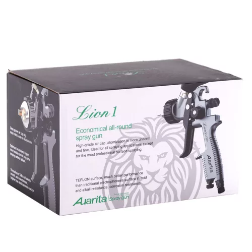 Pistol de Lacuit Auarita LION 1 HVLP 1.4mm Negru